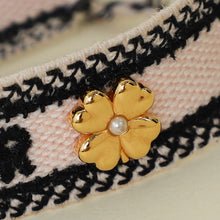 Christian Dior Bicolor Flower & Butterfly Charm Friendship Bracelet Set