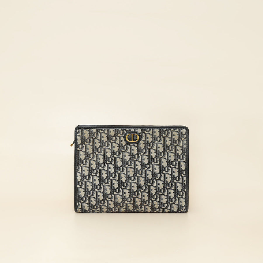 Christian Dior Bicolor Oblique 30 Montaigne Dea Pouch