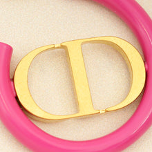 Christian Dior Gold 30 Montaigne Hoop Earrings