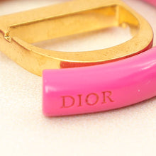 Christian Dior Gold 30 Montaigne Hoop Earrings