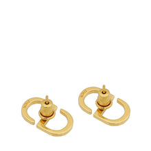 Christian Dior Gold CD Icon Earrings