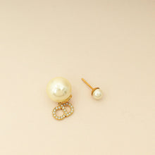 Christian Dior Gold Finish CD & Star Tribales Drop Earrings