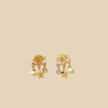 Christian Dior Gold Finish Dio(r)evolution Earrings