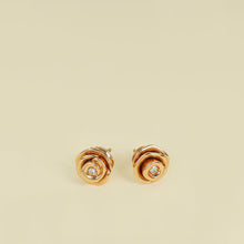 Christian Dior 18K Rose Gold Diamond Small Rose Dior Couture Earrings