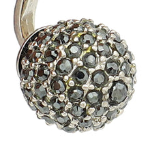Christian Dior Grey Crystal Star CD Earrings