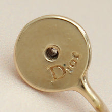 Christian Dior Gold Drop Pearl Petit CD Earrings