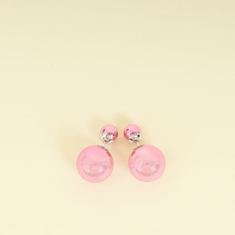 Christian Dior Pink Tribale Earrings
