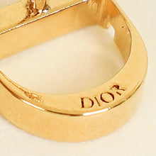 Christian Dior White Petit CD Earrings