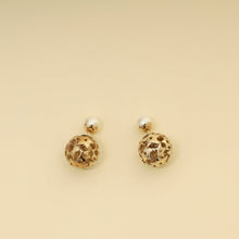 Christian Dior Gold Tone Pearl Star Mise En Dior Tribal Earrings