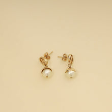 Christian Dior Pearl CD Drop Earrings