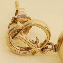 Christian Dior Pearl CD Drop Earrings