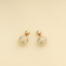 Christian Dior Bicolor Metal Mise En Dior Tribal Earrings