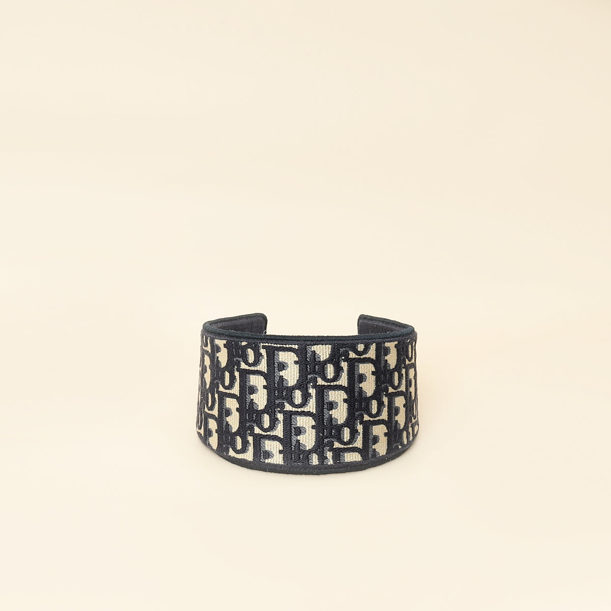 Christian Dior Blue Oblique Headband