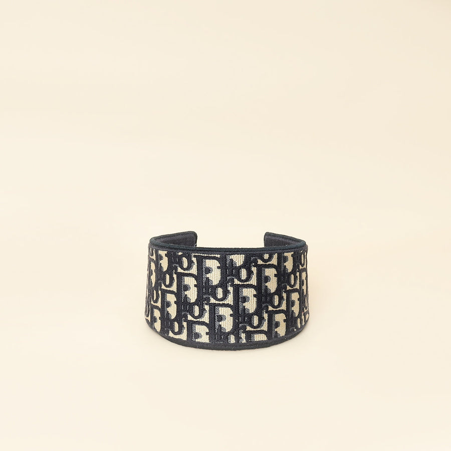 Christian Dior Blue Oblique Headband