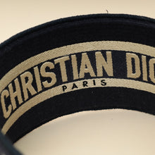 Christian Dior Blue Oblique Headband