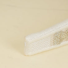Christian Dior Bicolor Cannage Embroidery Headband