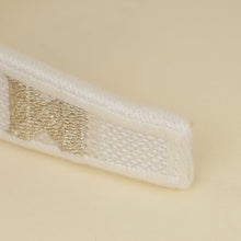Christian Dior Bicolor Cannage Embroidery Headband