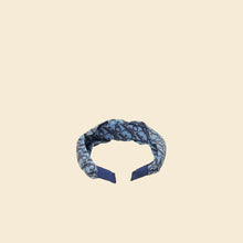 Christian Dior Dark Blue Oblique Cotton Poplin Kid's Headband