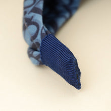 Christian Dior Dark Blue Oblique Cotton Poplin Kid's Headband
