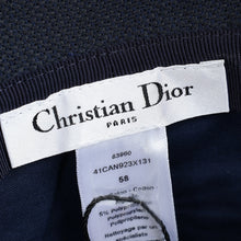 Christian Dior Bicolor D-Bobby Macrocannage Small Brim Bucket Hat 58