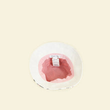 Christian Dior White Multicolor Butterfly Embroidery Bucket Hat