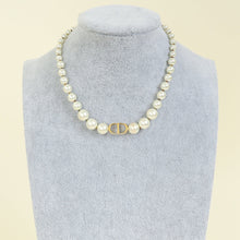Christian Dior White 30 Montaigne Choker Necklace