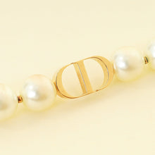 Christian Dior White 30 Montaigne Choker Necklace
