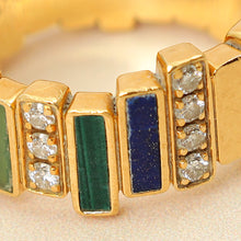 Christian Dior 18K Yellow Gold Gem Limited Edition Diamond Ring 54