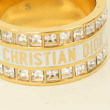 Christian Dior Gold "Night Code" Ring