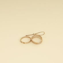 Christian Dior Rose Gold Double Finger Bow Cocktail Large Ring 55,56