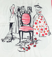 Christian Dior Multicolor Print Silk Scarf 50