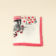 Christian Dior Multicolor Print Silk Scarf 50