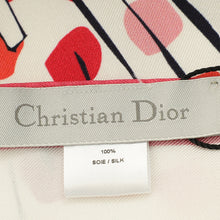 Christian Dior Multicolor Print Silk Scarf 50
