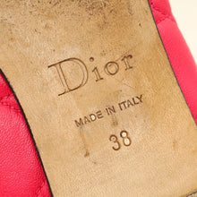 Christian Dior Bicolor Cannage Bow Ballet Flats 38