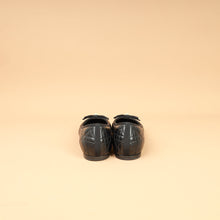 Christian Dior Black Cannage CD Pearl Bow Ballet Flats 38