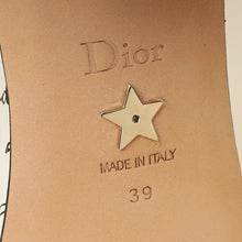 Christian Dior Bicolor Dway Dioramour Embroidered Slide Sandal 39