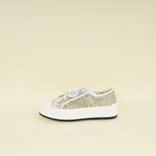 Christian Dior Gold Walk'n'Dior Lace Embroidery With Macramé Effect Sneaker 40.5