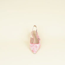 Christian Dior Bicolor Toile De J'Adior Slingback Pump 40.5