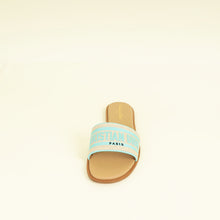 Christian Dior Bicolor Dway Embroidered Slide Sandal 41