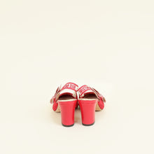 Christian Dior Red Mesh Cannage Dior & Moi Slingback 70mm Pumps 37.5