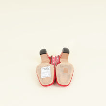 Christian Dior Red Mesh Cannage Dior & Moi Slingback 70mm Pumps 37.5
