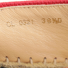 Christian Dior Red Granville Espadrille 38.5