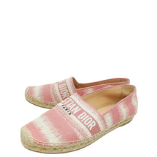 Christian Dior Bicolor D-Stripes Granville Espadrille 38.5