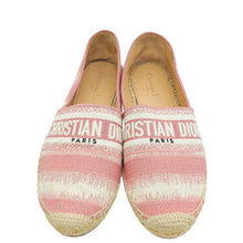 Christian Dior Bicolor D-Stripes Granville Espadrille 38.5