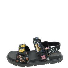 Christian Dior Multicolor Technical Fabric Petites Fleurs DiorAct Sandals 38.5