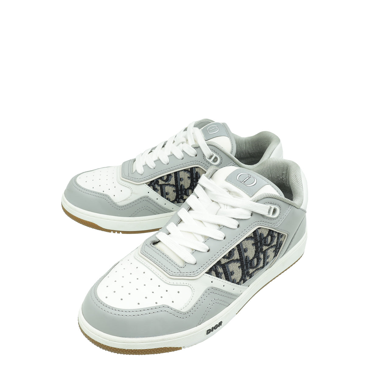 Christian Dior Bicolor Oblique B27 Low-Top Sneaker 38