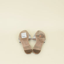 Christian Dior Grey Toile De Jouy Dway Flat Mules 38