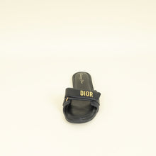Christian Dior Black Dioriviera Dioract Slide Sandal 38