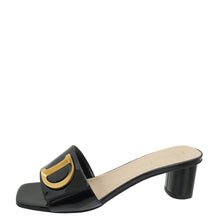 Christian Dior Black C'est Dior Slide Heel Sandal 38
