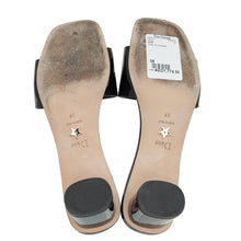 Christian Dior Black C'est Dior Slide Heel Sandal 38